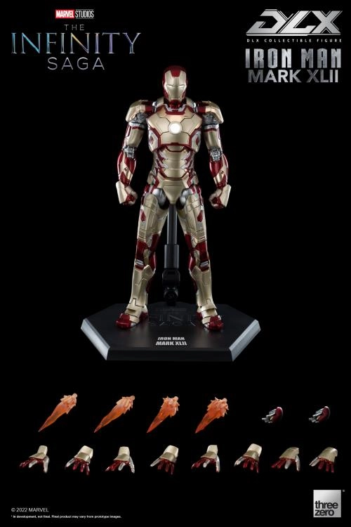 ThreeZero 1/12 Avengers: Infinity Saga Iron Man Mark XLII 42 DLX Scale Figure Living room