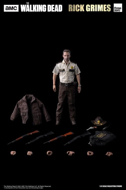 ThreeZero 1/6 The Walking Dead Rick Grimes (Season 1) Sixth Scale Figure Fathers Day