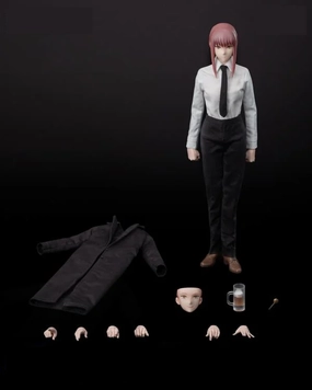 ThreeZero FigZero 1/6 Chainsaw Man Makima Action Figure Cute Collectible City Memento