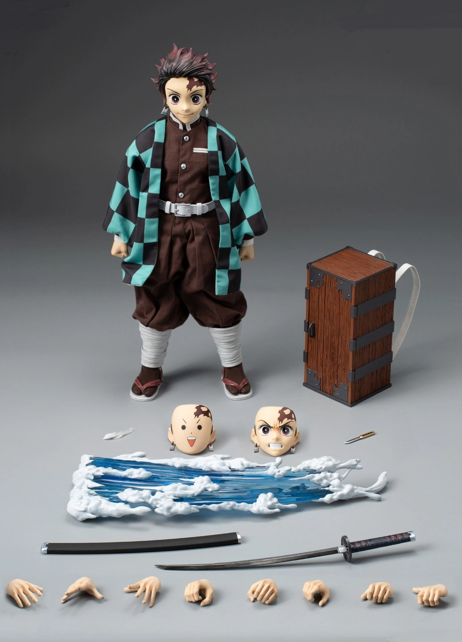 Robot Replica Movie Merch ThreeZero FigZero 1/6 Demon Slayer: Kimetsu no Yaiba Tanjiro Kamado Scale Action Figure