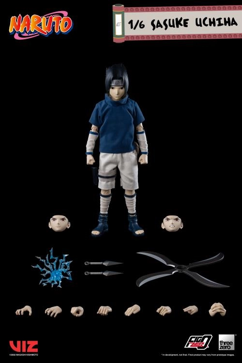ThreeZero FigZero 1/6 Naruto Sasuke Uchiha Scale Action Figure Regional Specialty Series Collection