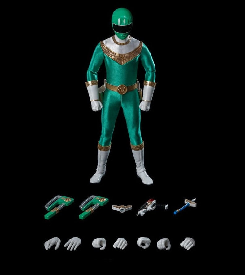 ThreeZero FigZero 1/6 Power Rangers Zeo Ranger IV Green Scale Action Figure Farm Animal Community Pick