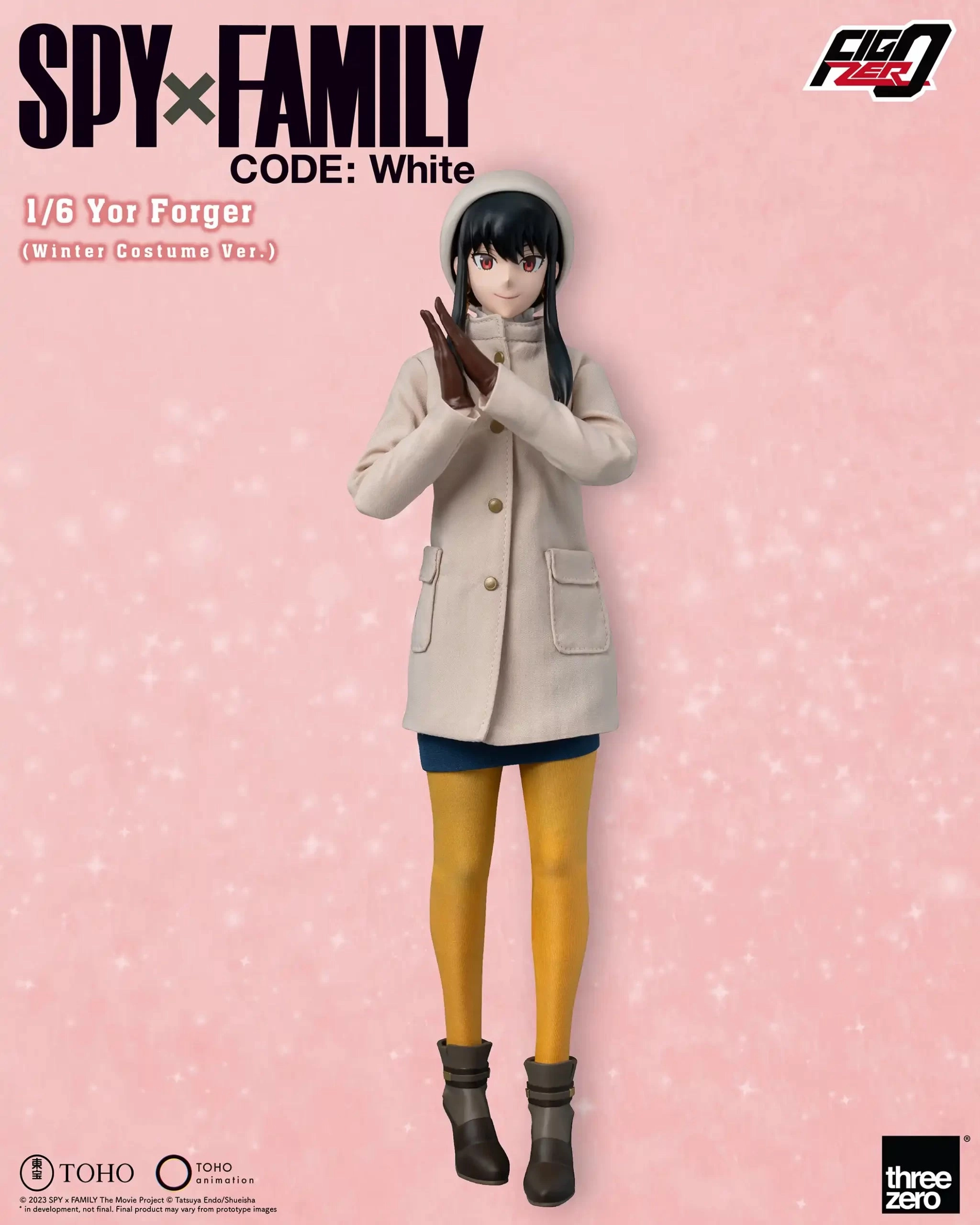 Cult Classic ThreeZero FigZero 1/6 Spy x Family Code: White Yor Forger (Winter Costume Ver.) Action Figure