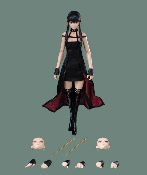 ThreeZero FigZero 1/6 Spy x Family Yor Forger Action Figure Display Figure Medieval Knight