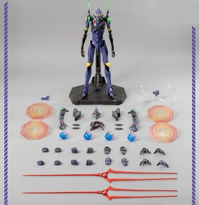 Multiple Accessories Vinyl Hero ThreeZero Rebuild of Evangelion ROBO-DOU Evangelion 13 Action Figure