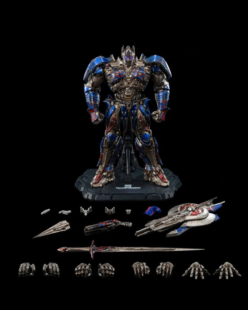 ThreeZero Transformers: The Last Knight Nemesis Prime DLX Action Figure Poseable Collectible