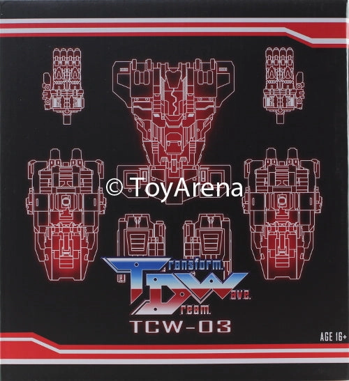 Transform Dream Wave TCW-03 Upgrade kit for CW/UW Superion Themed Decor