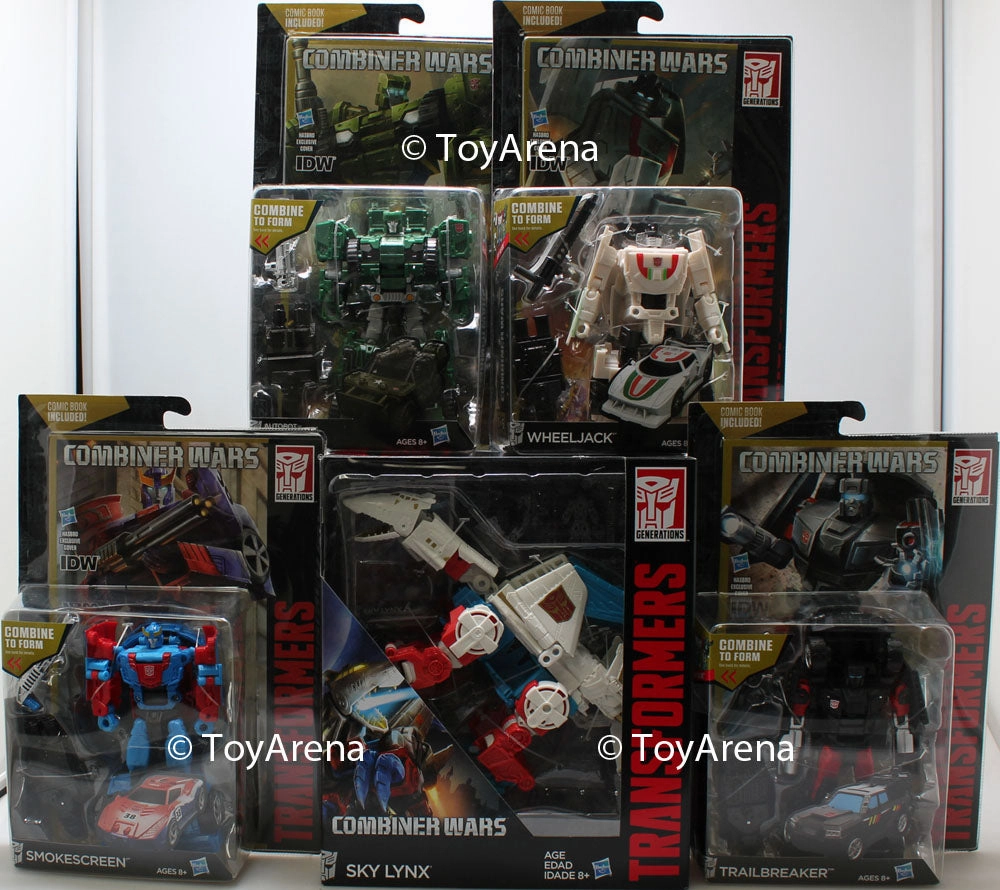 Transformers Generations Combiner Wars Sky Reign Set of 5 Action Figures Hand Sculpted