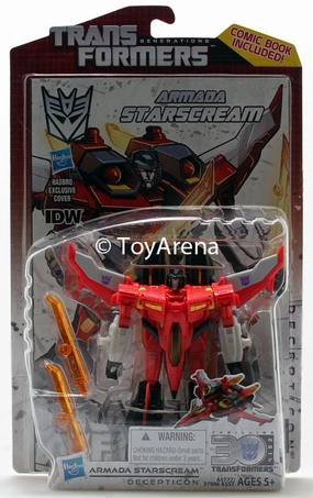 Transformers Generations Deluxe Class Armada Starscream Thrilling 30 IDW Wave 4 African Art