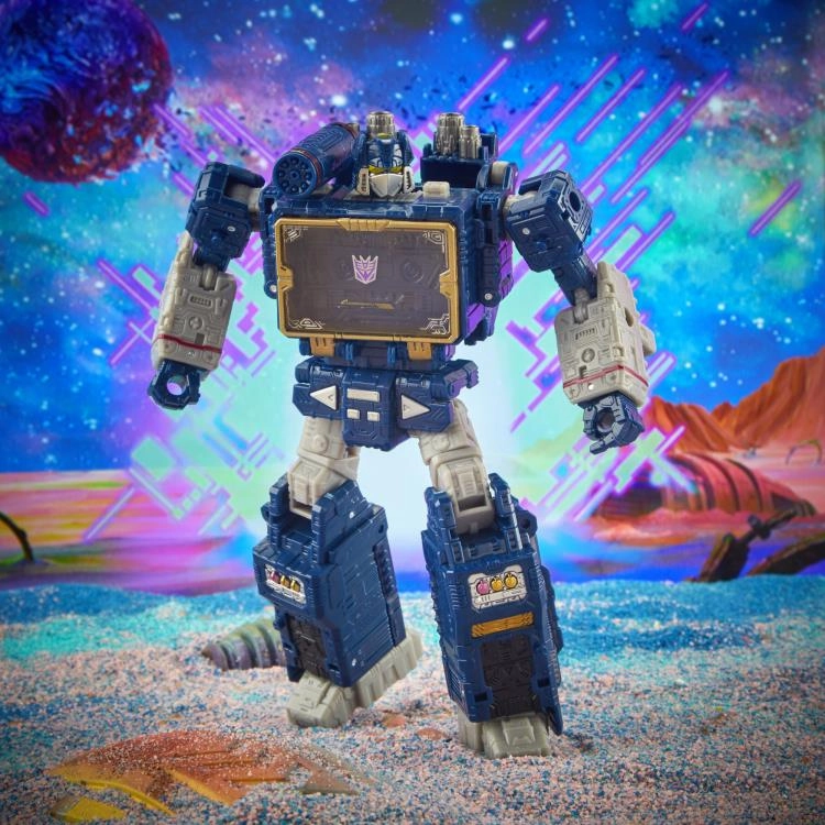 Transformers Generations Legacy Voyager Class Soundwave Action Figure Customizable Toy