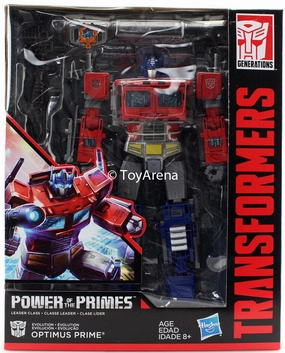 Transformers Generations Power of the Primes Leader Class Optimus Prime Figure Display Replica