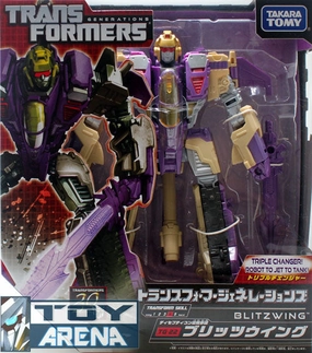 Detailed Model Transformers Generations TG-22 Blitzwing Decepticon Fall of Cybertron Action Figure