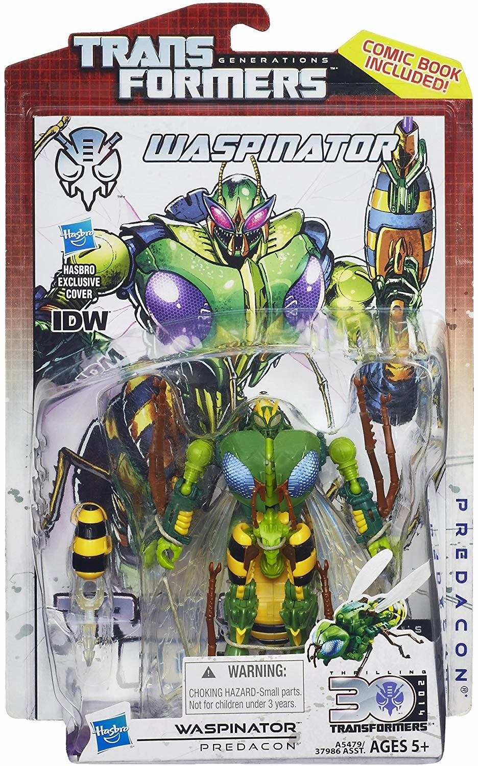 Sky Animal Toy Sculpture Transformers Generations Thrilling 30 Deluxe Class Waspinator Action Figure