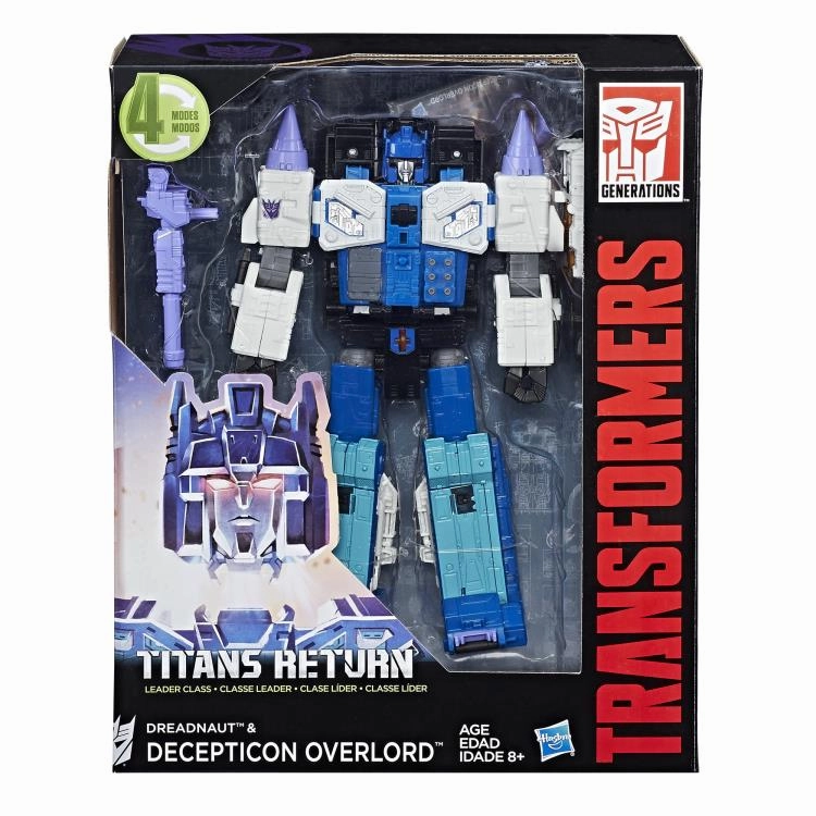 Transformers Generations Titans Return Leader Class Dreadnaut & Overlord Figure Seasonal Favorite