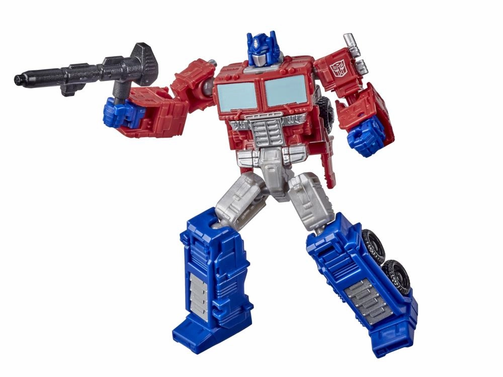 Cowboy Sculpture Gaming Model Transformers Generations War For Cybertron: Kingdom Core Optimus Prime Action Figure WFC-K1