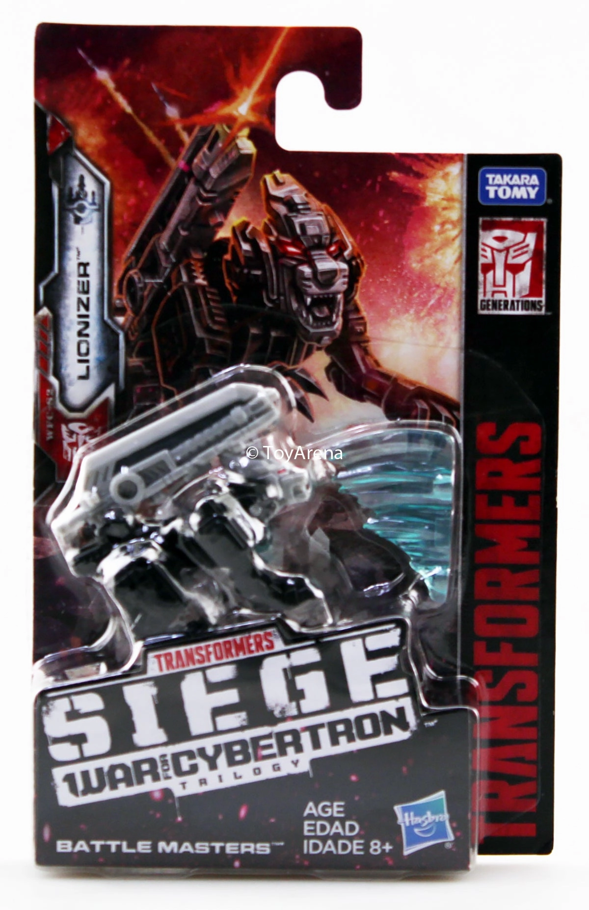 Transformers Generations War For Cybertron: Siege Battle Master Lionizer Action Figure WFC-S2 Creative Display Inclusive Toy