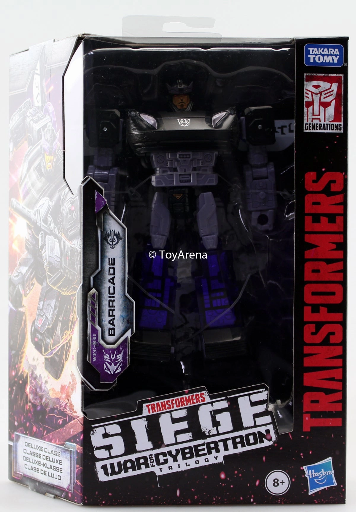 African Art Gift Bundle Transformers Generations War For Cybertron: Siege Deluxe Barricade Action Figure WFC-S41