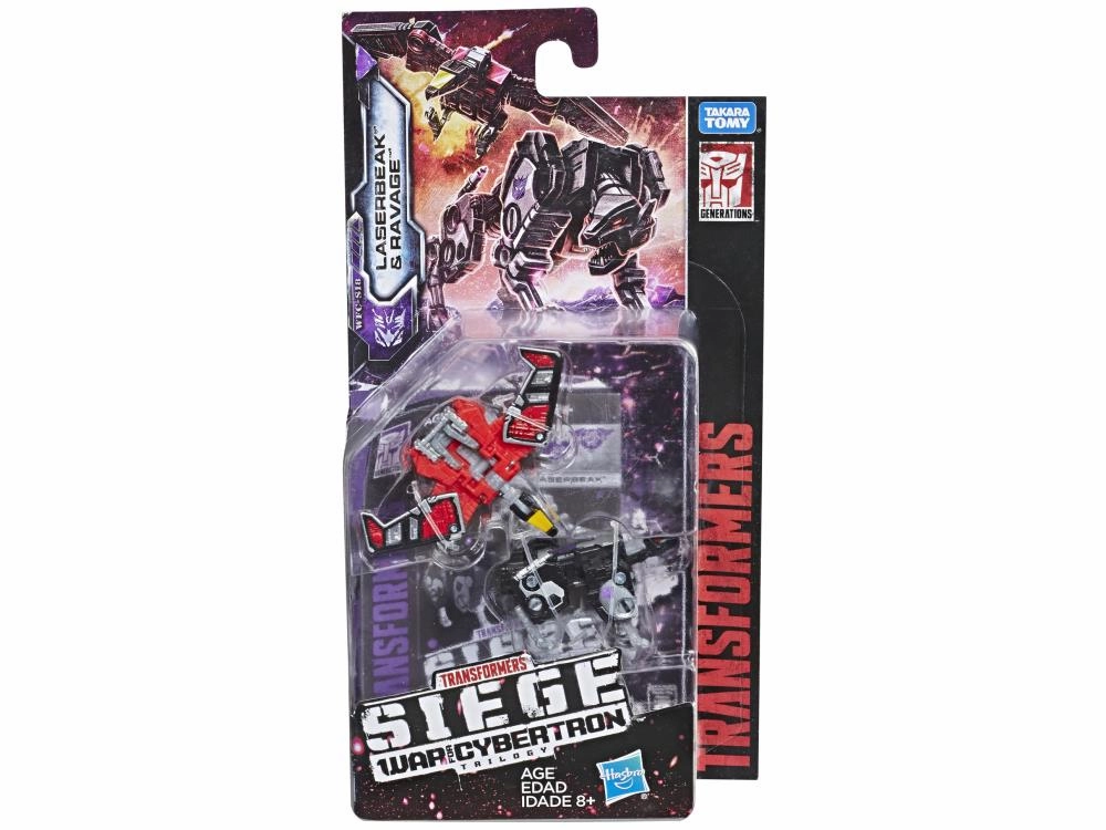 Corporate Gift Character Model Transformers Generations War For Cybertron: Siege Micromasters Laserbeak & Ravage Figure WFC-S18