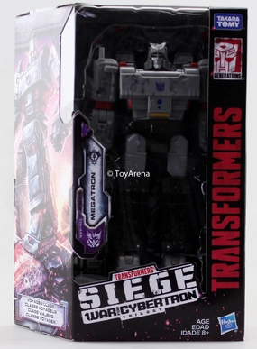 Transformers Generations War For Cybertron: Siege Voyager Megatron Action Figure WFC-S12 Celebrity Doll Poseable Collectible
