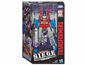 Transformers Generations War For Cybertron: Siege Voyager Starscream Action Figure WFC-S24 Vintage Collectible Flying Pose