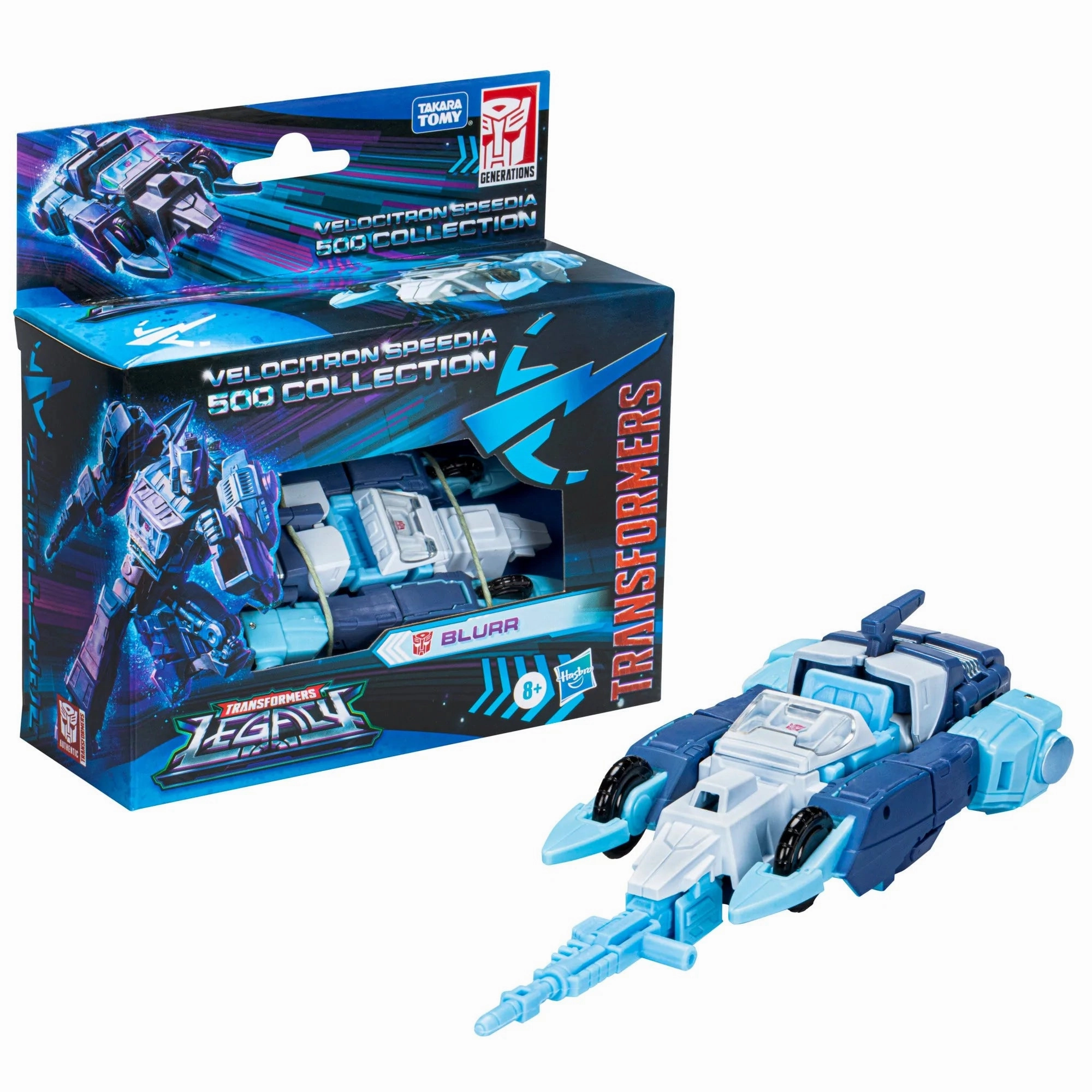 Wood Carving Transformers Legacy Velocitron Speedia 500 Collection Deluxe Class IDW Blurr Action Figure