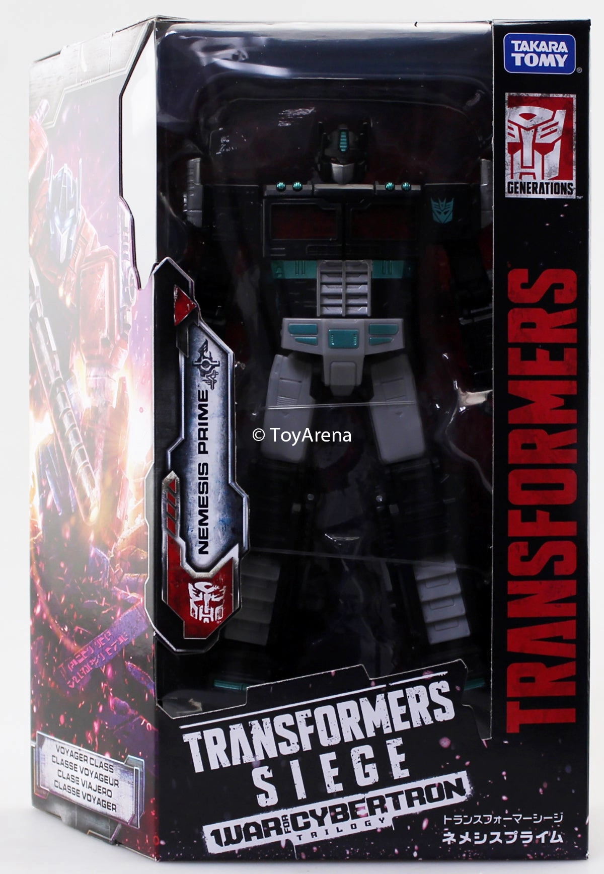 Transformers War for Cybertron Siege Nemesis Prime Voyager SG-06 Exclusive Action Figure Anime Series