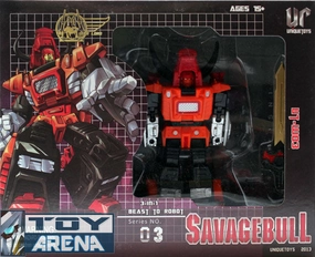 Unique Toys UT-W03 War Lord Savagebull 3 in 1 Robot Series No. 03 Future Antique Learning Tool