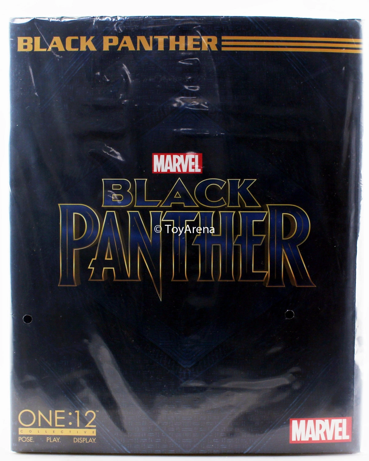 Mezco Toyz ONE:12 Collective: Black Panther Action Figure National Symbol