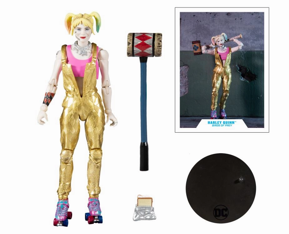 Minimalist Design Vintage Model McFarlane Toys DC Multiverse (Birds of Prey) Harley Quinn Action Figure