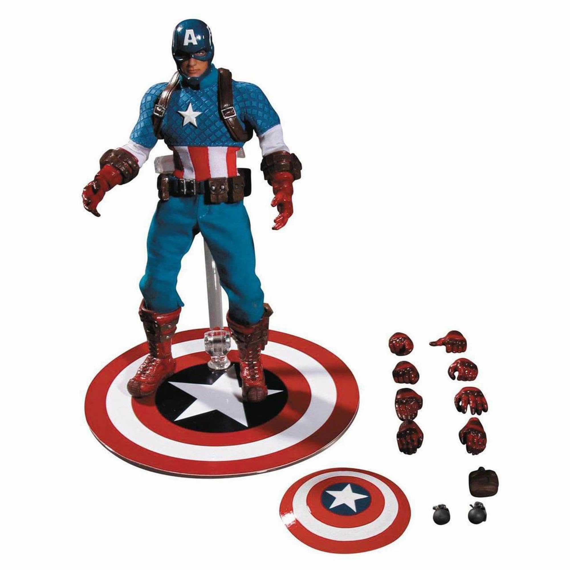 Mezco Toyz ONE:12 Collective: Captain America Action Figure Limited Figure