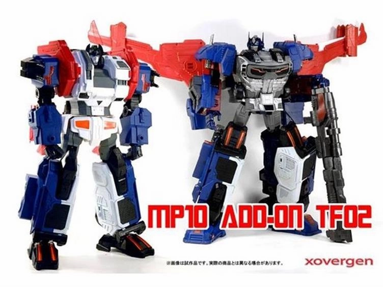 Xovergen TF-02 Transformers Trailerforce Godarmor Add-On Kit Collectible Model Premium Hero Contemporary Art