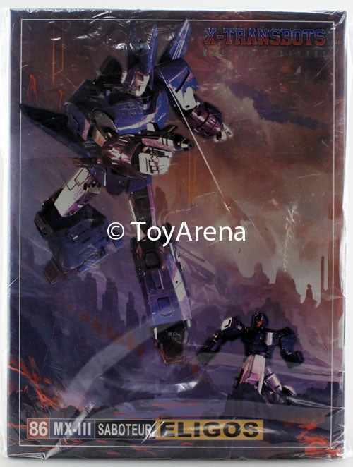 Monochrome Design Collectible Replica Xtransbots 86 MX-III Saboteur Eligos Action Figure