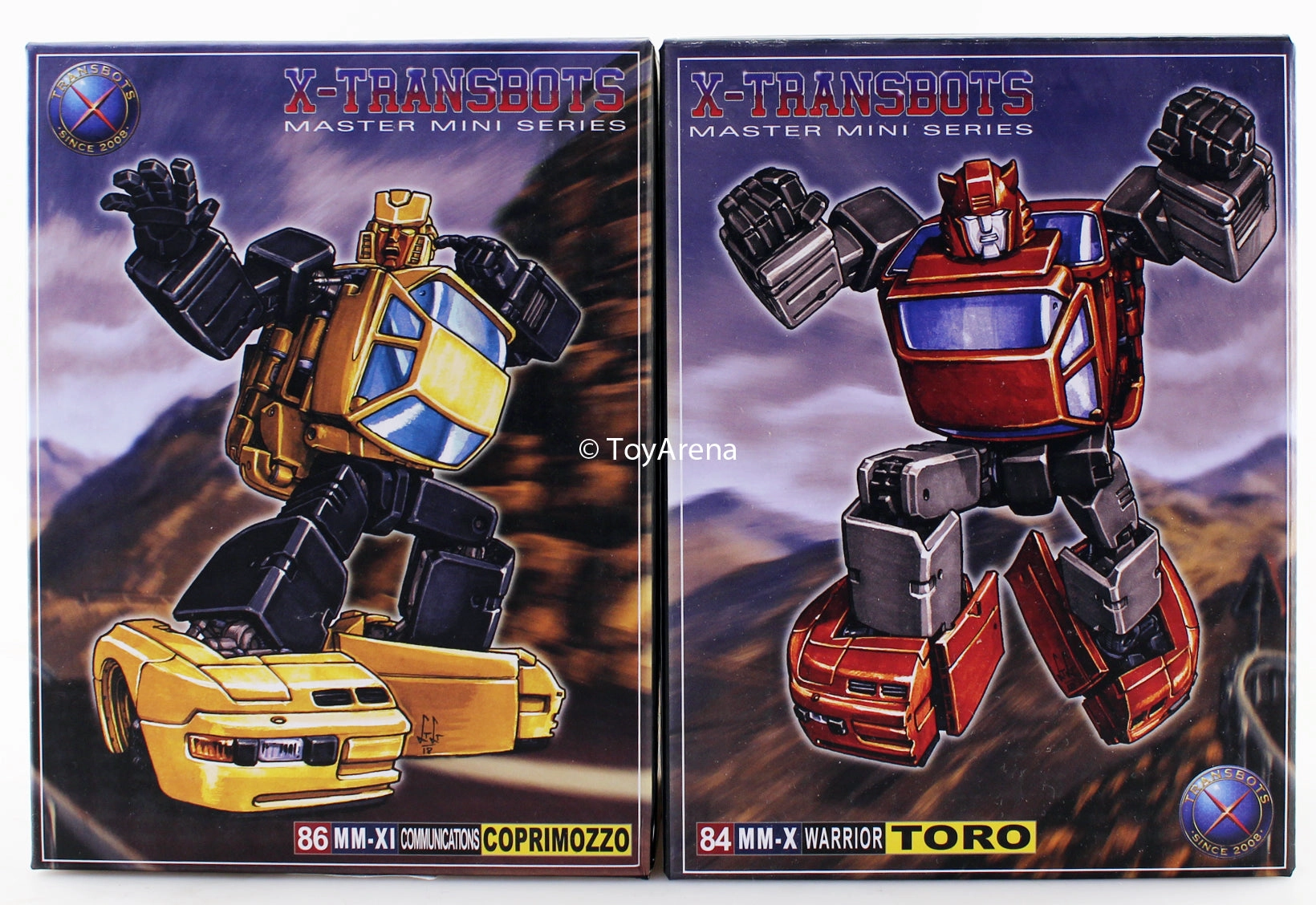 Auction Item Master Collector XTransbots MM-X Toro & MM-XI Coprimozzo Set of 2 Action Figures